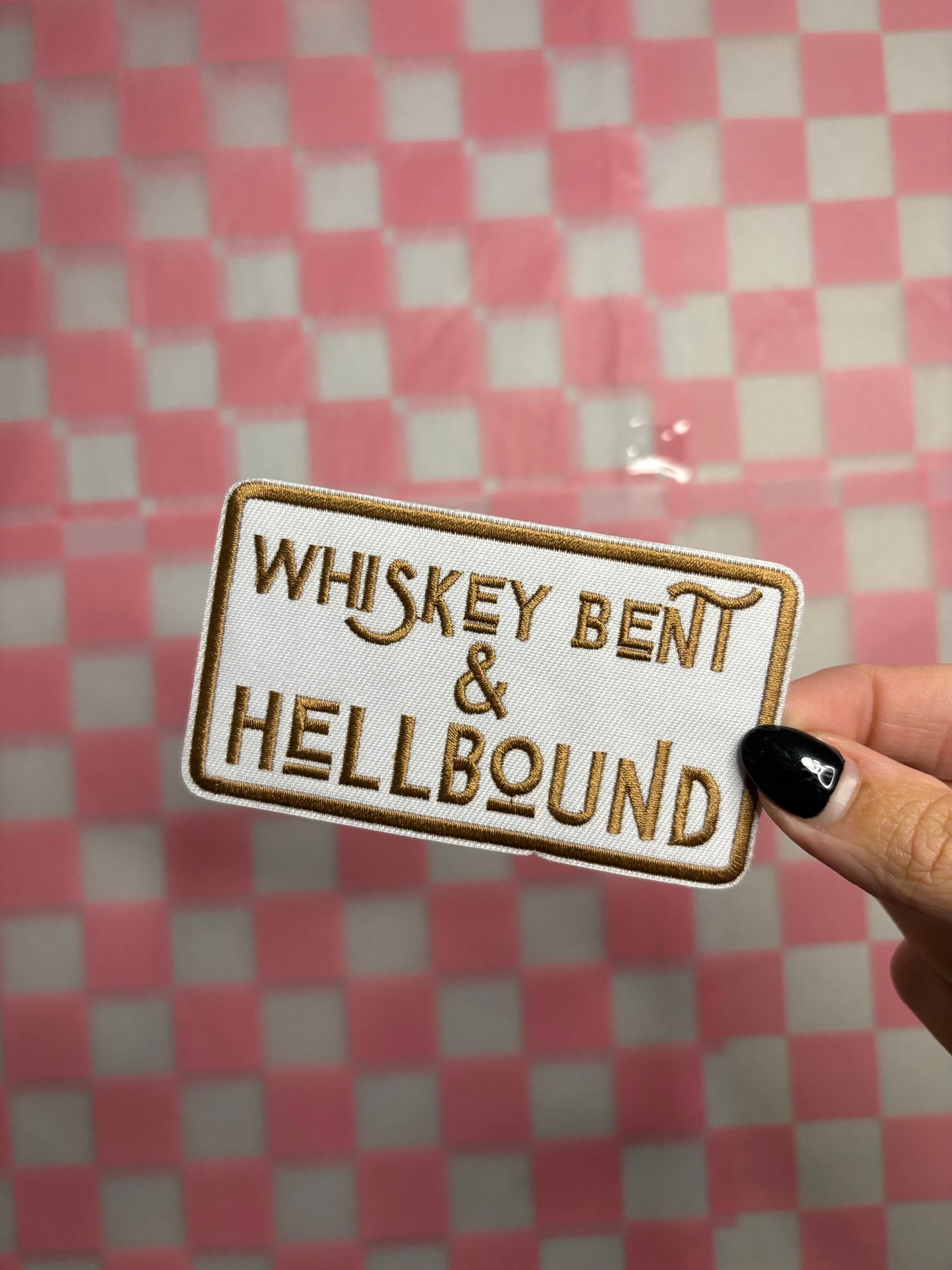 Whiskey bent and Hellbound patch