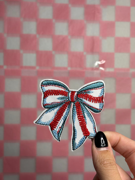 baseball bow patch