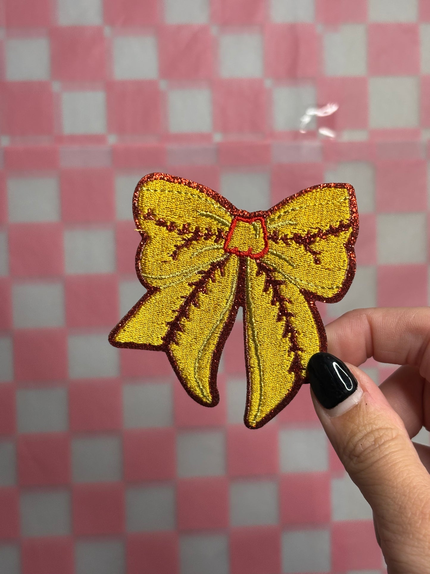 Softball bow patch