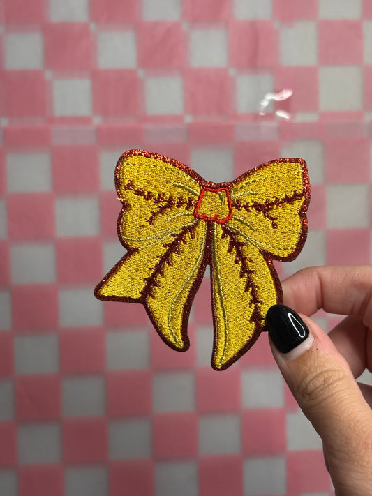 Softball bow patch