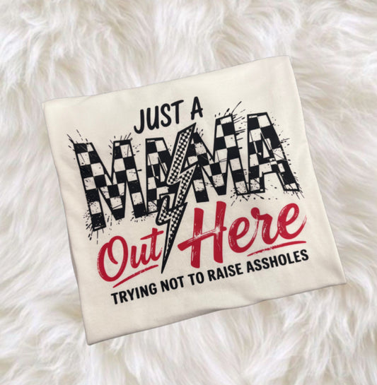 Trying not to raise A**holes Graphic Tee